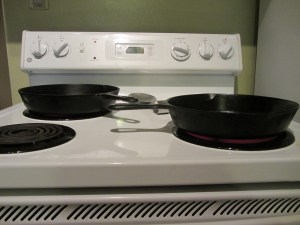 Screaming hot skillets.