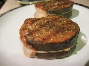 Steaks after grilling.