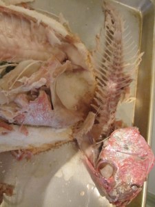 Bones came out in one easy twist.