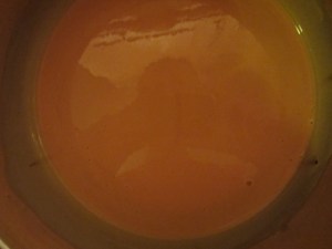 The completed sauce.