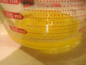 Final clarified butter.