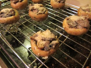 Some breadcrumbs sprinkled on top.