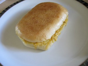 Sandwich from skillets that were not hot enough.