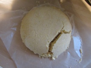 Dough that is too crumbly.