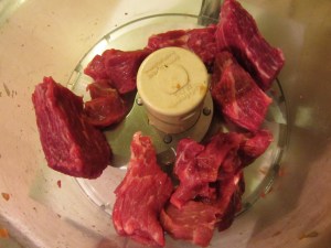 Chuck in the food processor.