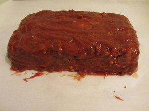 Glaze brushed on and back into the oven.