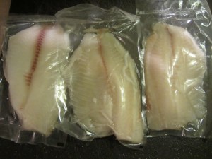 Tilapia fillets.
