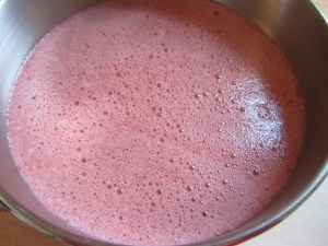 Completed cranberry sauce.