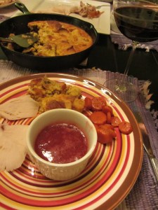 A decent Thanksgiving dinner, if I say so myself.