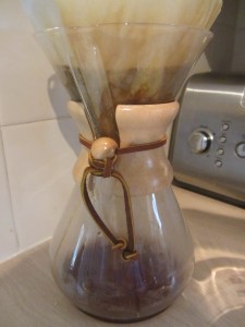 Beginning the brewing process.