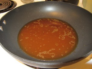 Sauce before reduction.