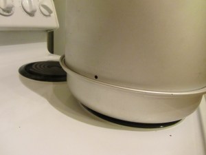 Watching for steam to come from the vents.