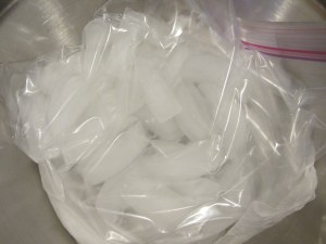 ...and a bag of ice.