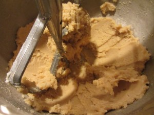 Creamed until fluffy.