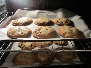 After baking for 13 minutes with convection setting.