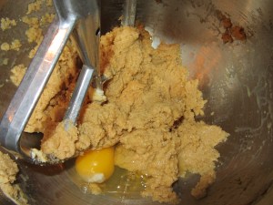 Eggs and vanilla added.