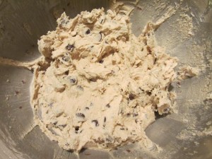 Finished puffy dough.