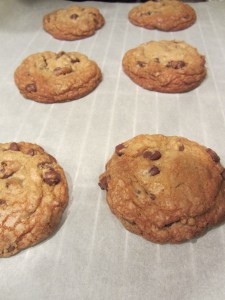 Finished chewy cookies.