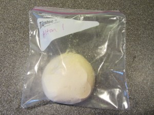 Half of dough back into refrigerator for later use.