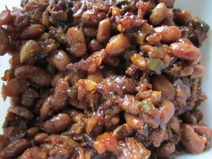 Alton's baked beans.