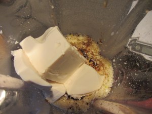 Silken tofu added to blender.