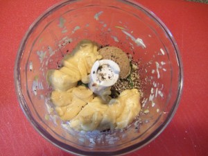 Plus 5 T Dijon mustard and 2 t black pepper.