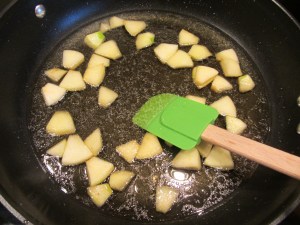 A pint of apple juice added to the apple.