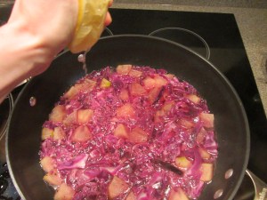 Lemon juice added to boost pigment.