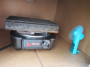 Mini fan added to box.