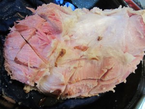 Ham after pulling diamonds of skin off.