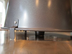 Cake inverted to cool completely.